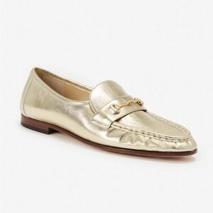 J McLaughlin Gold “Melanie” Loafers Gold 9.5